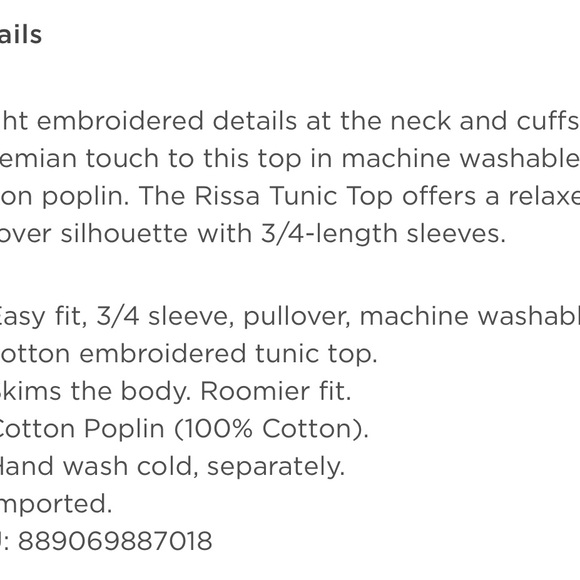 Lilly Pulitzer Rosa Tunic resort white size Medium worn once - Picture 4 of 8